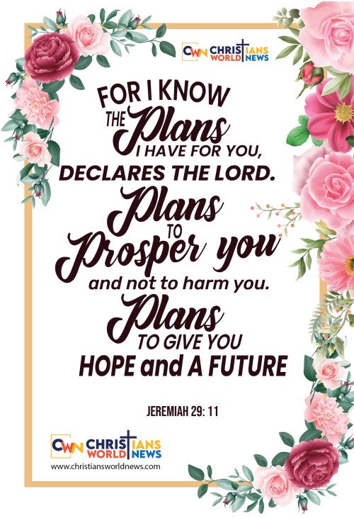 For I Know the Plans i have for you