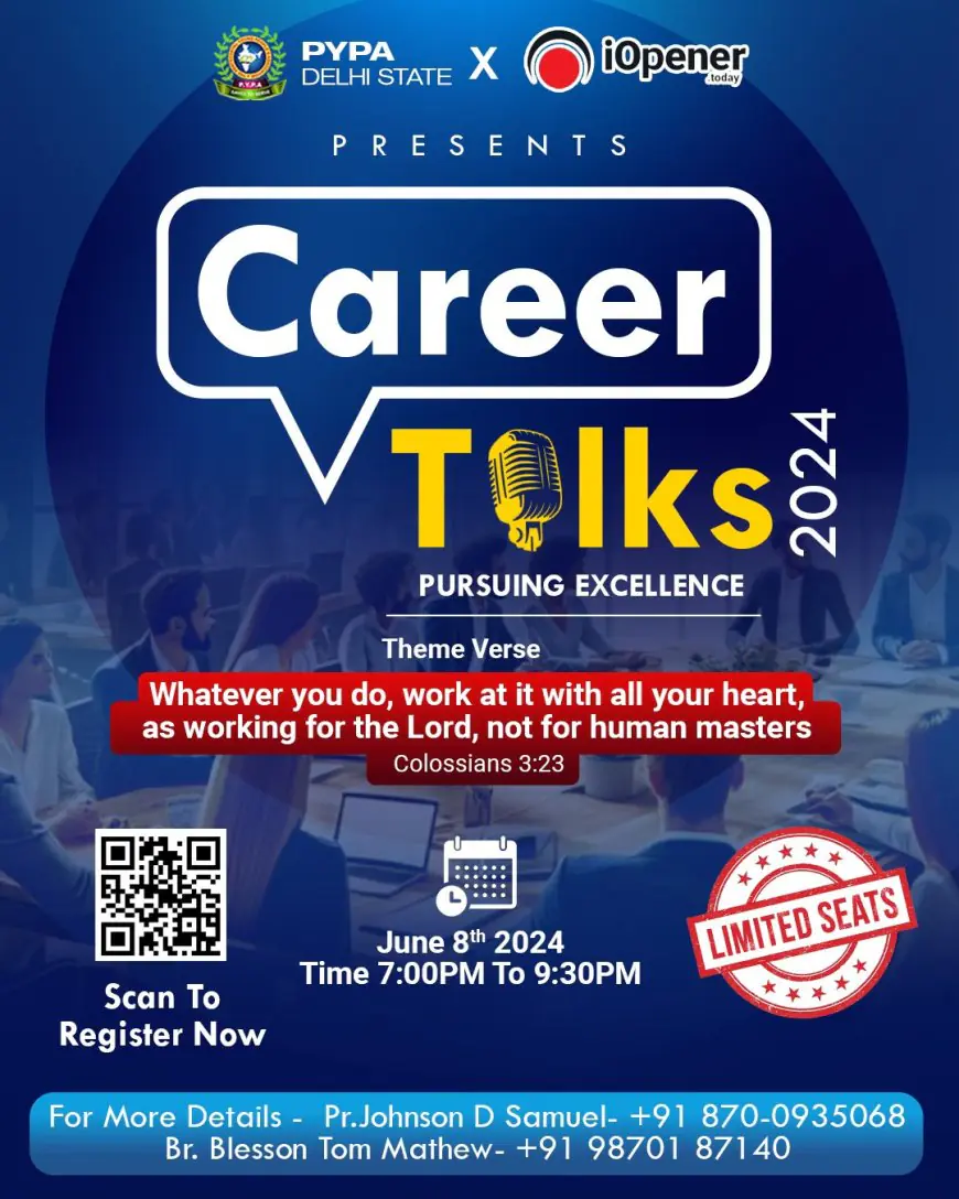 IPC Delhi State PYPA and "iOpener.today" organizes career talk program "Pursing Excellence".