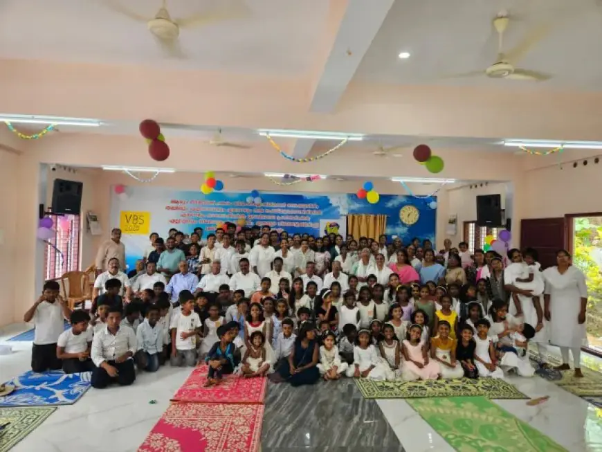 ഐപിസി ഹെബ്രോൺ പുലമൺ സഭ വിബിഎസിന് അനുഗ്രഹ സമാപ്തി