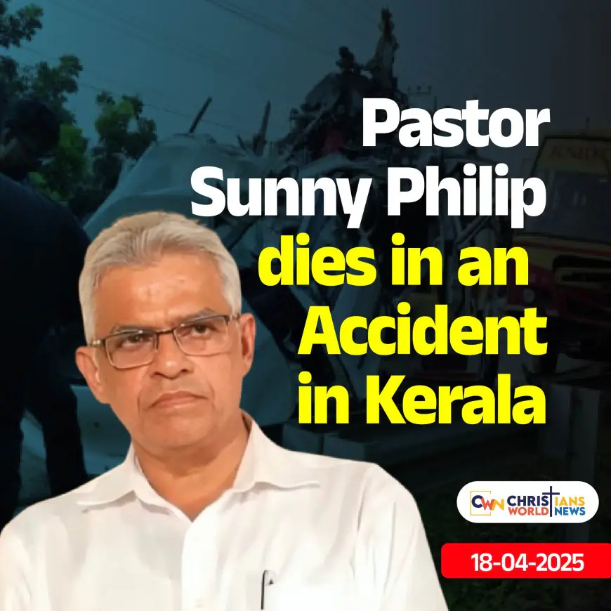 Pastor dies in an Accident between KSRTC bus and car in Ranni