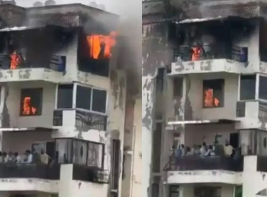 ഫ്ലാറ്റിന് തീ പിടിച്ചു; ഏഴാം നിലയിൽ നിന്ന് താഴേക്ക് ചാടിയ 35കാരനും രണ്ട് കുട്ടികൾക്കും ദാരുണാന്ത്യം