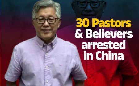 China arrests 30 pastors and believers