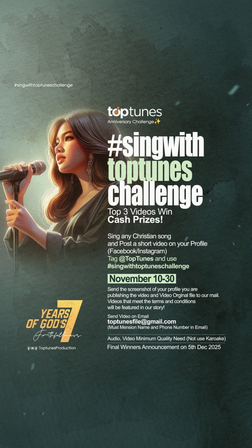 #Sing with Toptunes Challenge- Organised by Toptunes