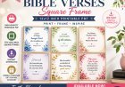 Bible Verse Square Frame Collection (12×12 inch Printable PDF) is finally here!