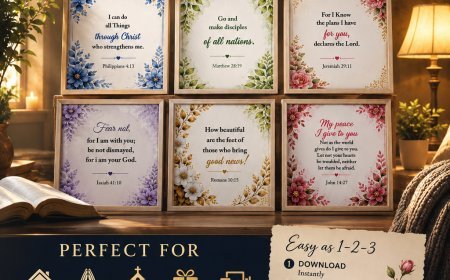 Beautiful Bible Verse Printable Frames